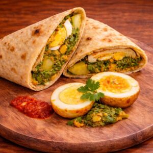 Roti Rol Aardappel Kouseband Ei